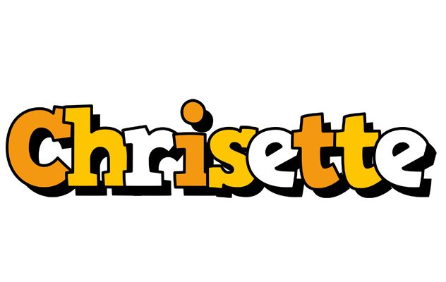 Chrisette cartoon logo