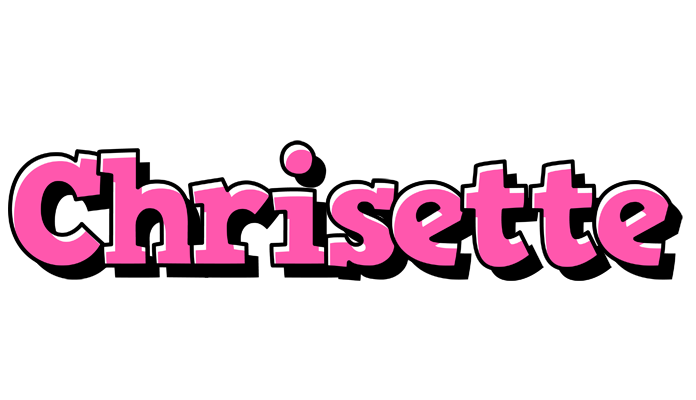 Chrisette girlish logo