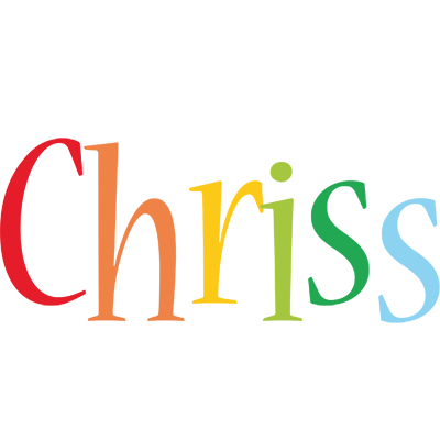 Chriss birthday logo