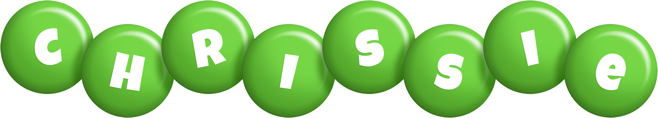 Chrissie candy-green logo