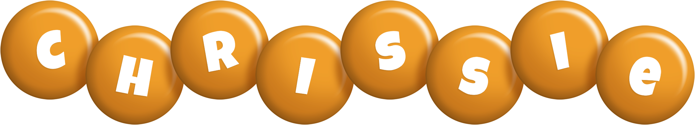 Chrissie candy-orange logo