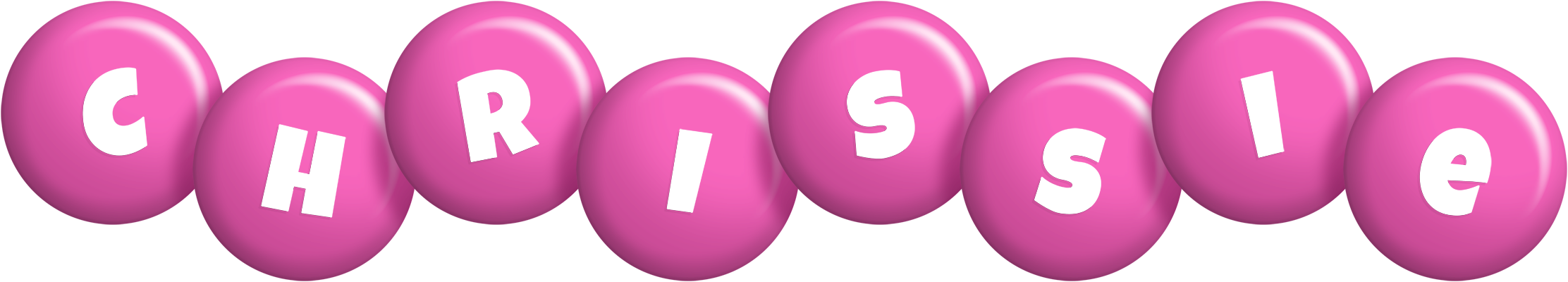 Chrissie candy-pink logo