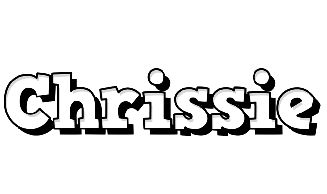 Chrissie snowing logo
