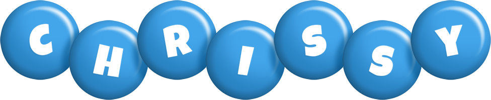 Chrissy candy-blue logo