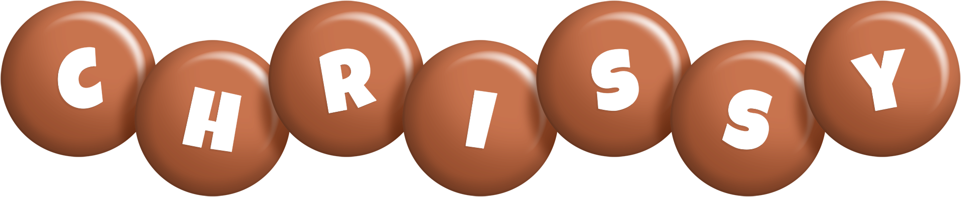 Chrissy candy-brown logo