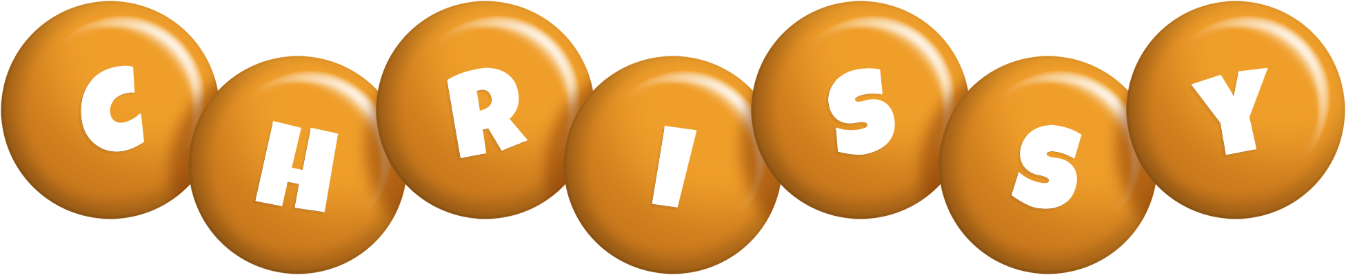 Chrissy candy-orange logo