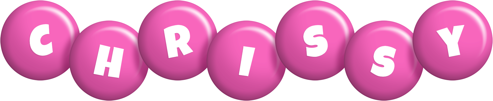 Chrissy candy-pink logo