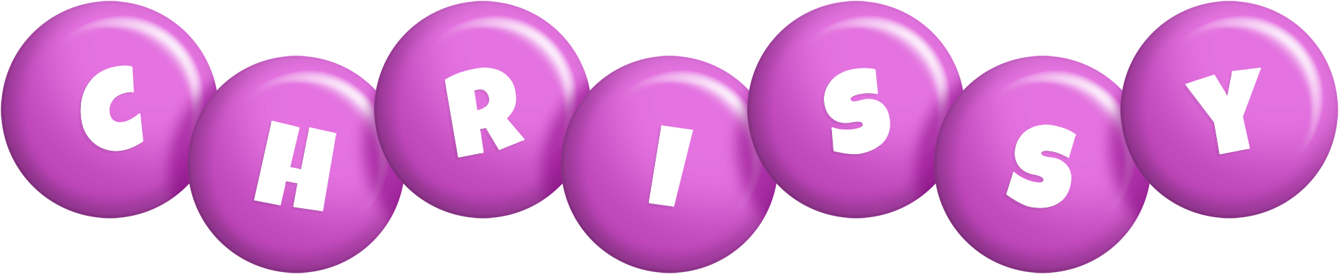 Chrissy candy-purple logo