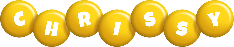 Chrissy candy-yellow logo