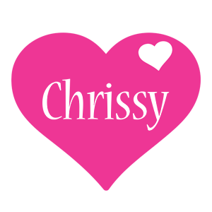 Chrissy love-heart logo