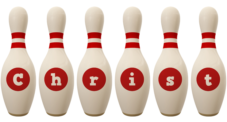 Christ bowling-pin logo