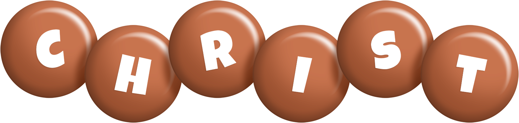 Christ candy-brown logo