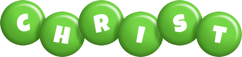Christ candy-green logo