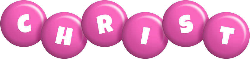Christ candy-pink logo