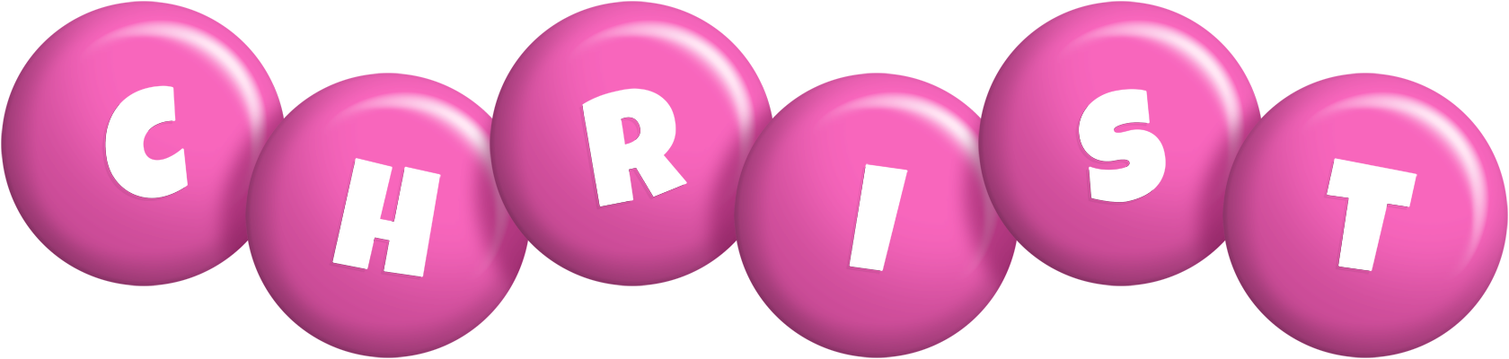 Christ candy-pink logo