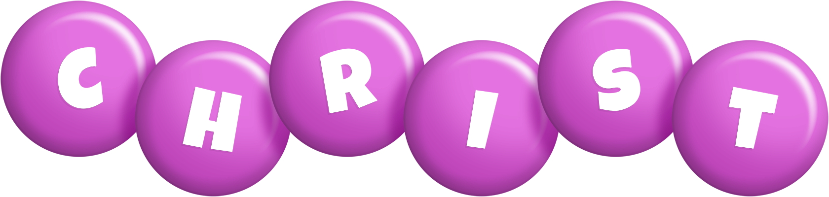 Christ candy-purple logo