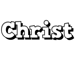 Christ snowing logo