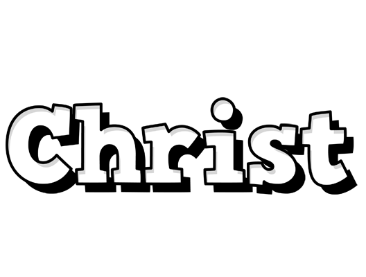 Christ snowing logo