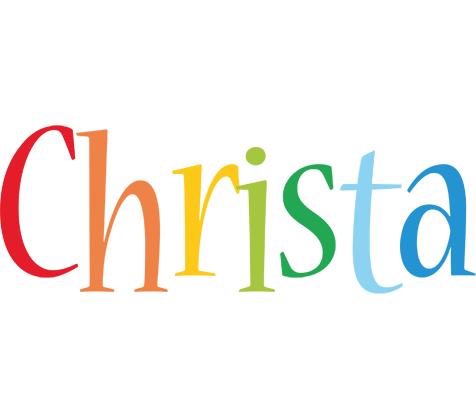 Christa birthday logo