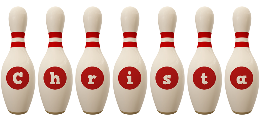 Christa bowling-pin logo