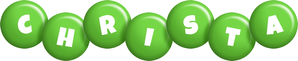 Christa candy-green logo