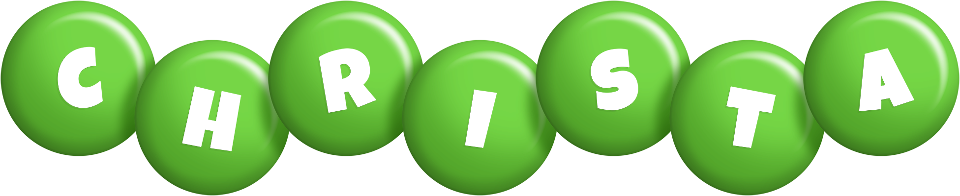 Christa candy-green logo