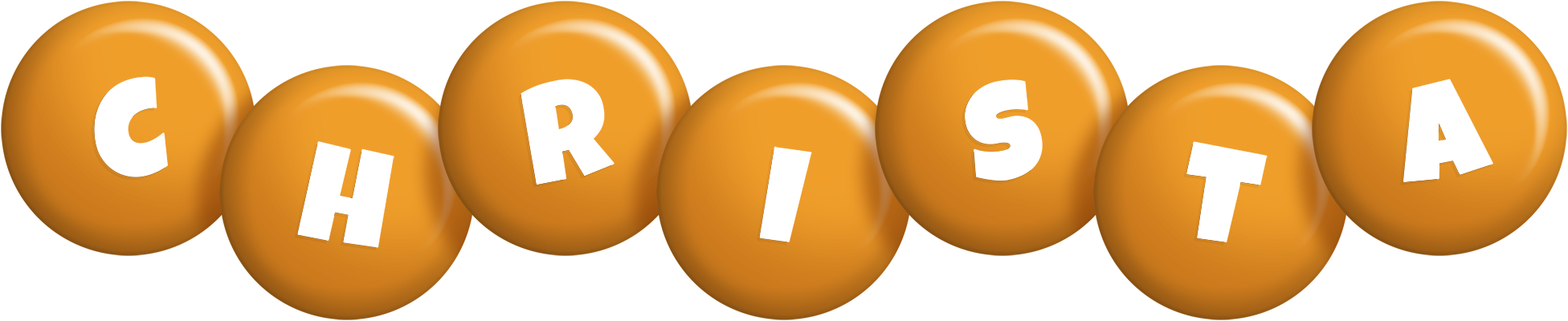 Christa candy-orange logo
