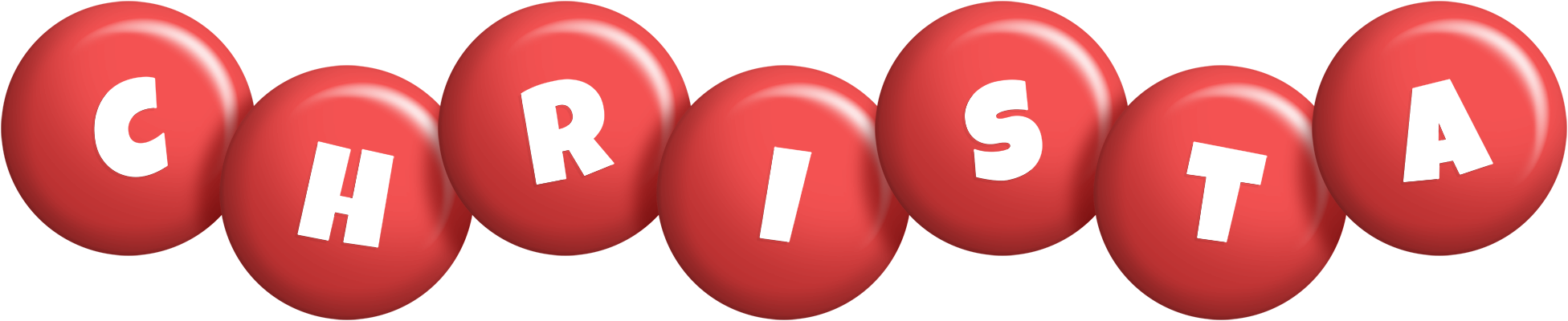 Christa candy-red logo
