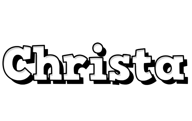 Christa snowing logo