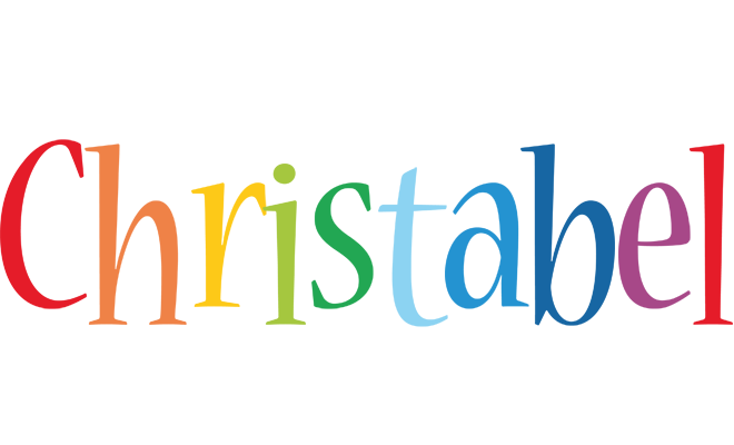 Christabel birthday logo