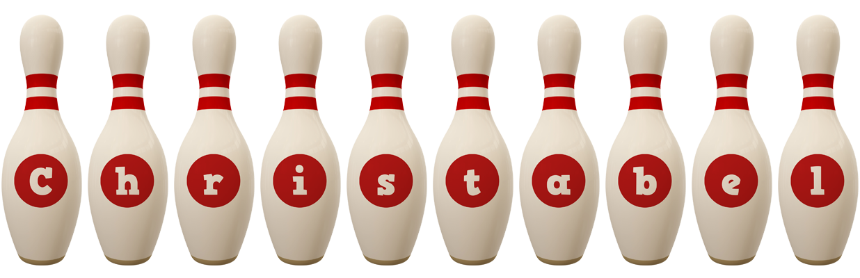 Christabel bowling-pin logo