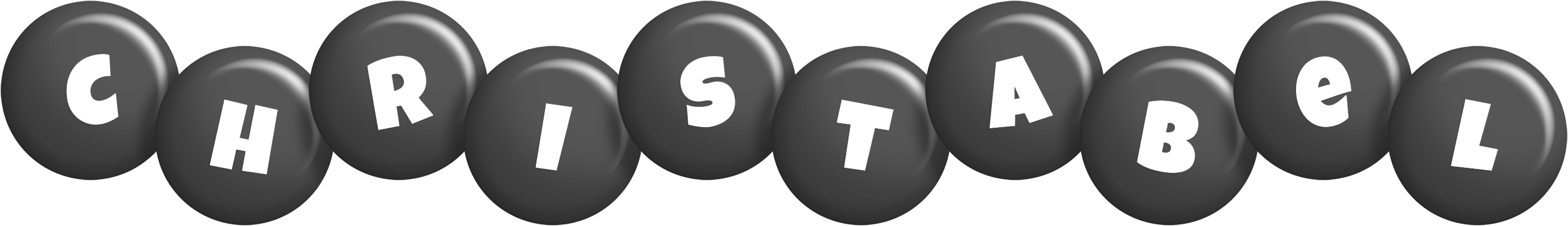 Christabel candy-black logo
