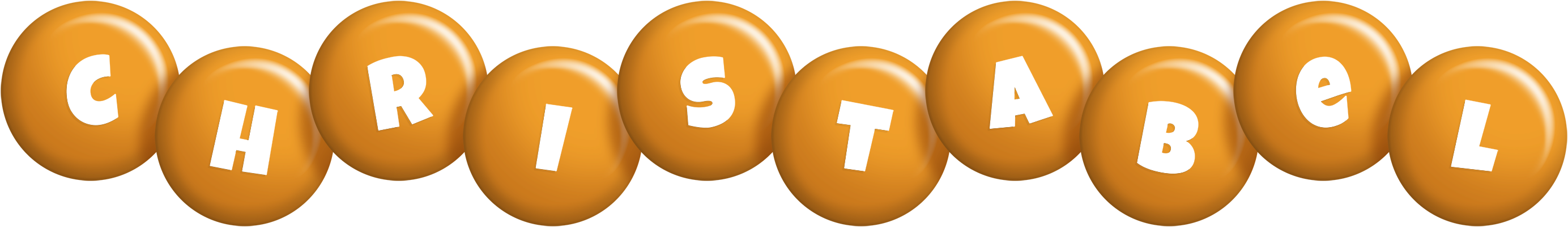 Christabel candy-orange logo