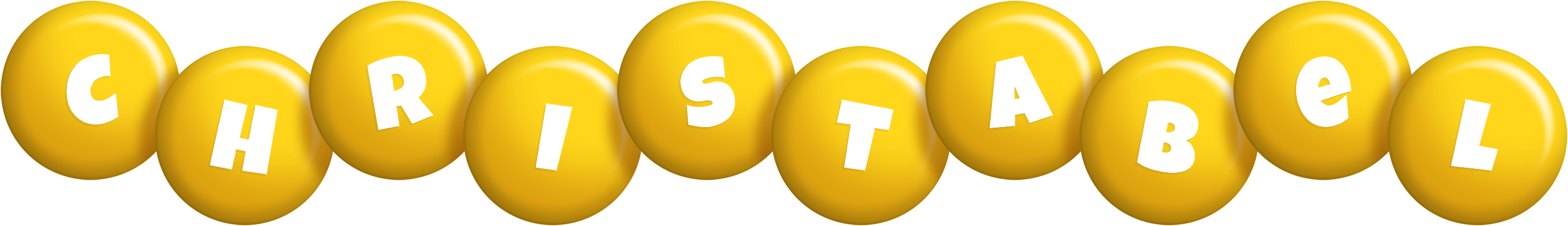 Christabel candy-yellow logo