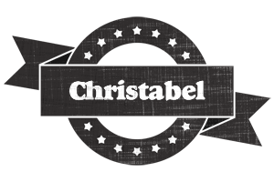 Christabel grunge logo
