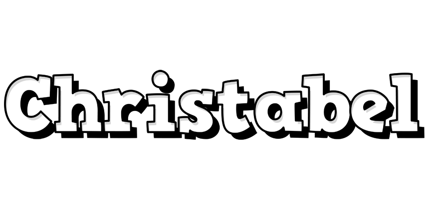 Christabel snowing logo