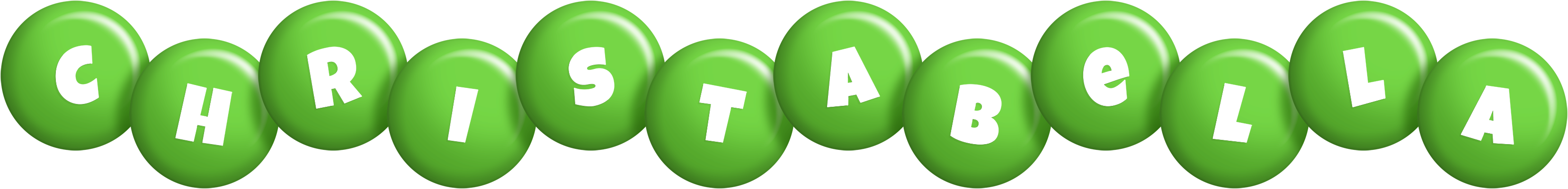 Christabella candy-green logo