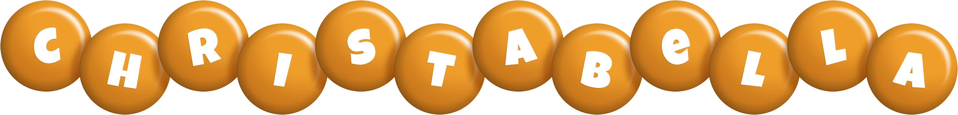 Christabella candy-orange logo