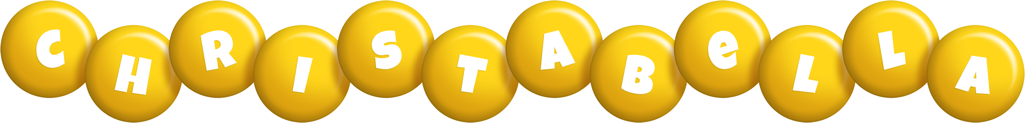 Christabella candy-yellow logo