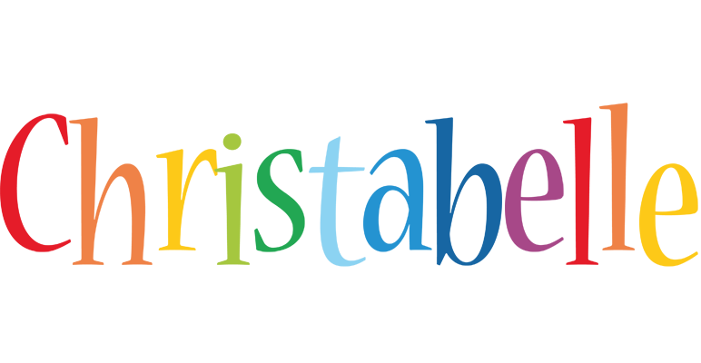 Christabelle birthday logo
