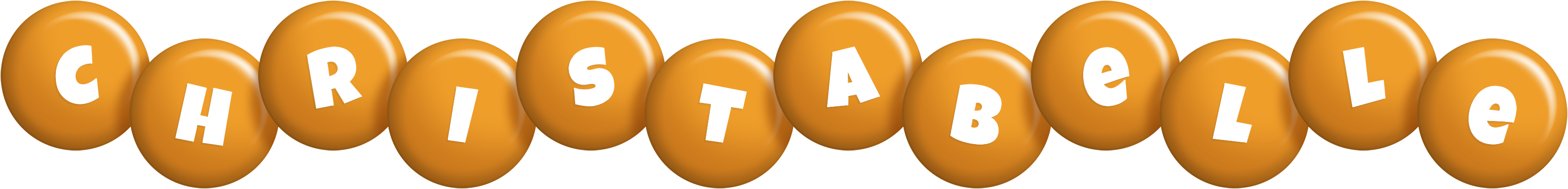Christabelle candy-orange logo