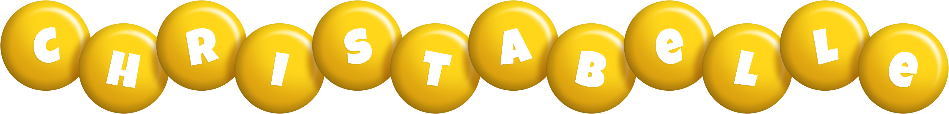 Christabelle candy-yellow logo