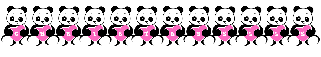 Christabelle love-panda logo