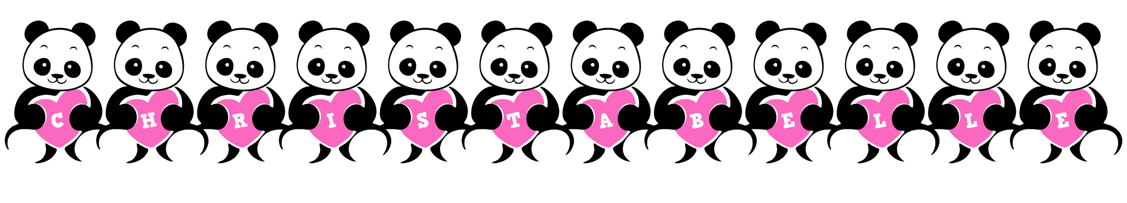 Christabelle love-panda logo