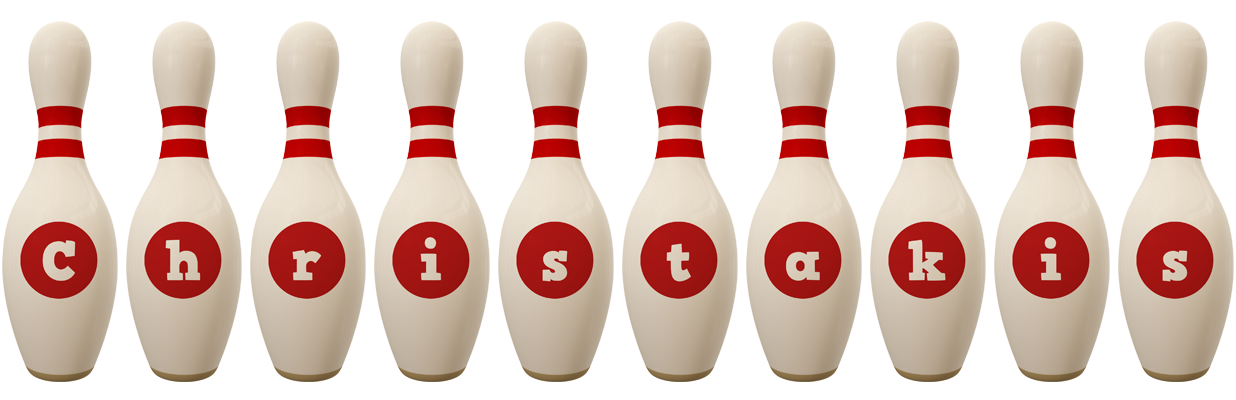 Christakis bowling-pin logo