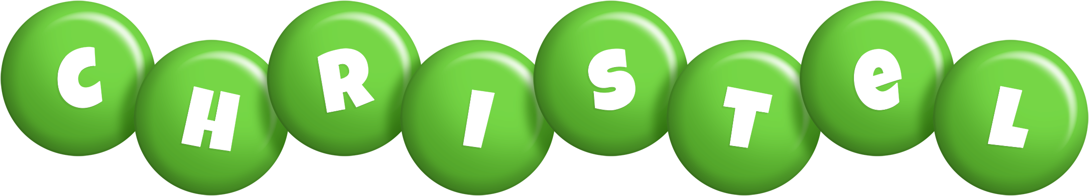 Christel candy-green logo