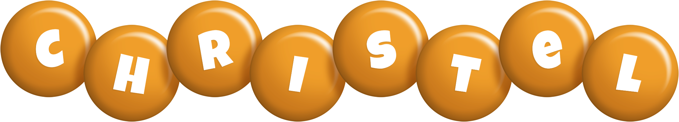 Christel candy-orange logo