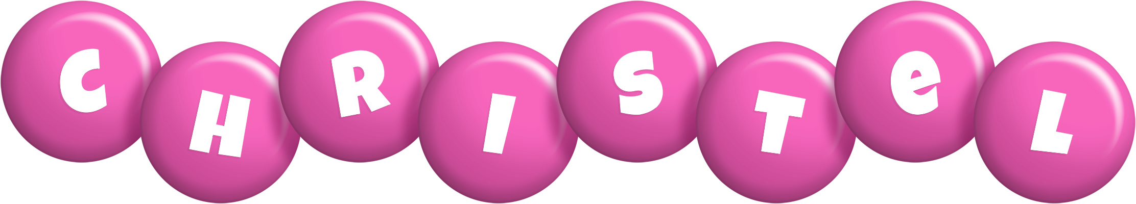 Christel candy-pink logo