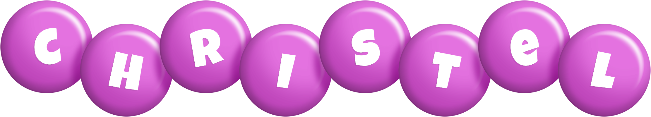 Christel candy-purple logo