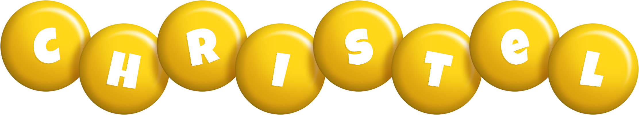 Christel candy-yellow logo
